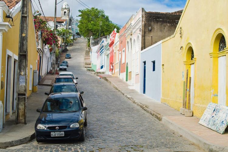 Street in Olinda, Brazil