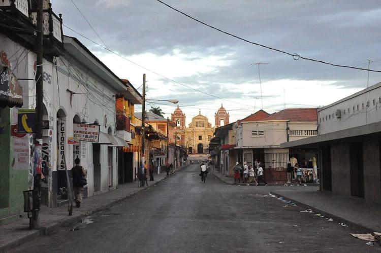 Street in León, Nicaragua