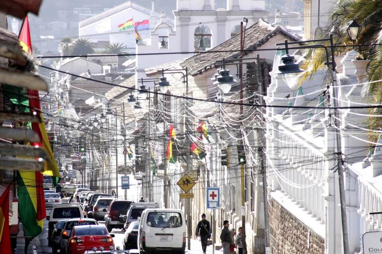 Street scene, Sucre, Bolivia