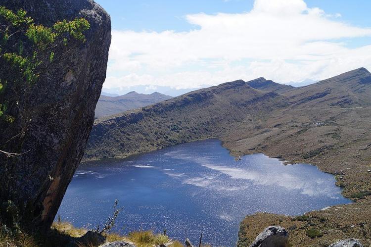 Panorama of the Sumapaz Páramo, Colomiba