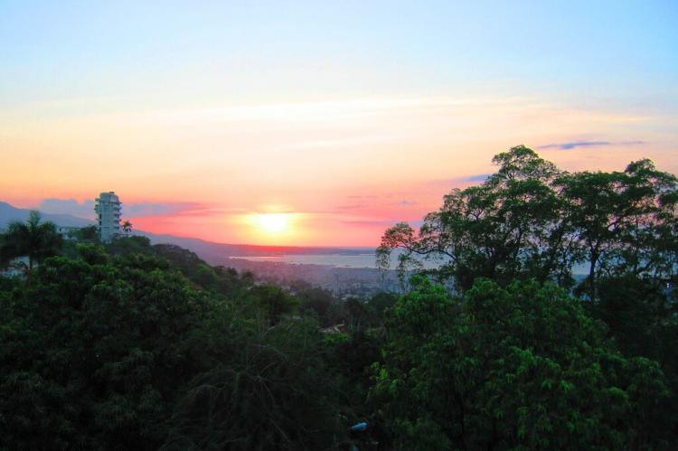 Sunset at Port-au-Prince, Haiti