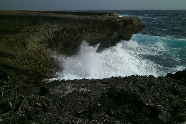 Suplado Blowhole Washington Slagbaai National Park, Bonaire