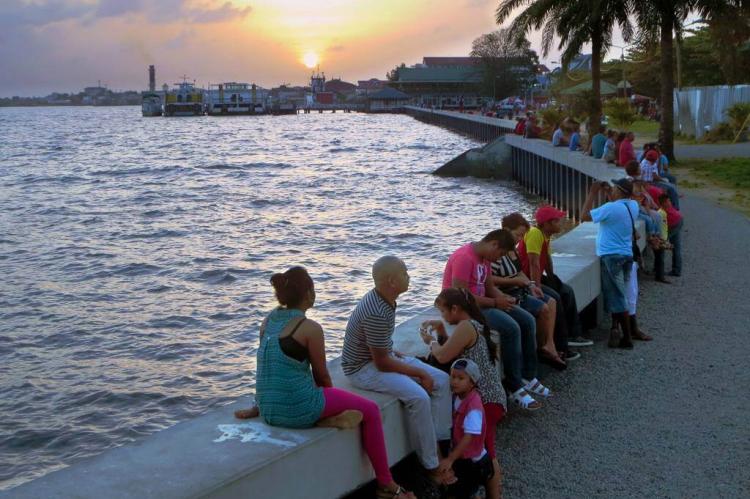 Suriname River waterfront in Paramaribo