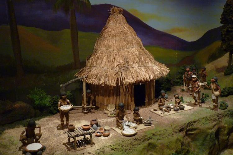 Taino diorama, Museum of the Americas, San Juan, Puerto Rico