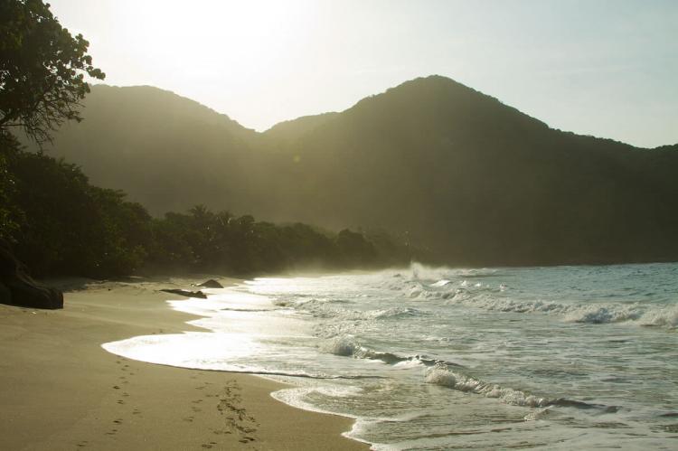 Caribbean coastline of Tayrona National Park, Colombia