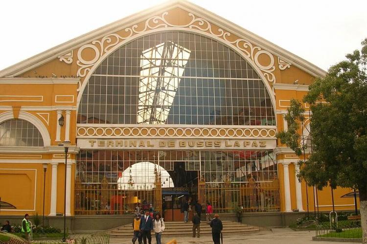 Bus station, La Paz, Bolivia