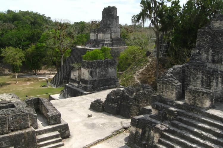 Central plaza, Tikal National Park, Guatemala
