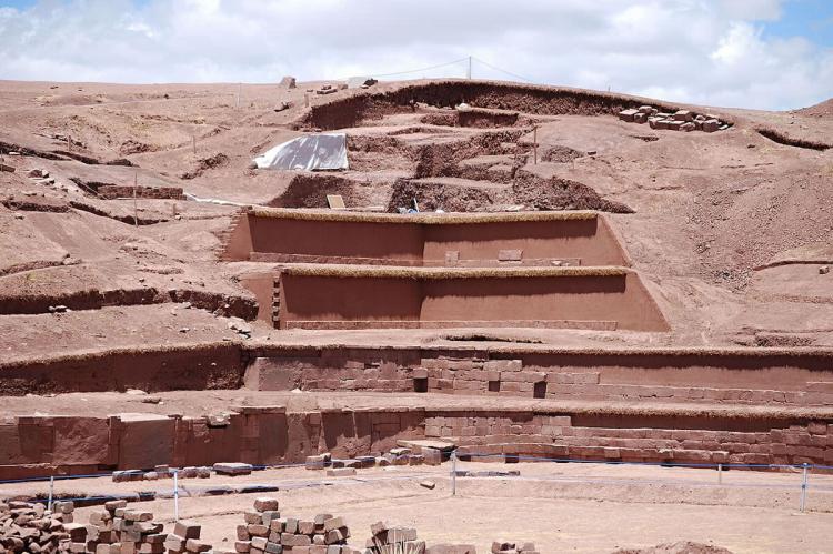 Tiwanaku ruins archaeological site, Bolivia