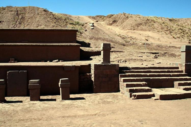 Tiwanaku ruins archaeological site, Bolivia