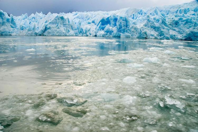 Glacier in Torres del Paine, Patagonia, Chile