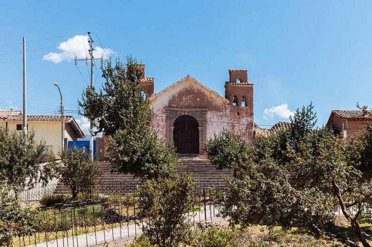 Town center, Maras, Peru
