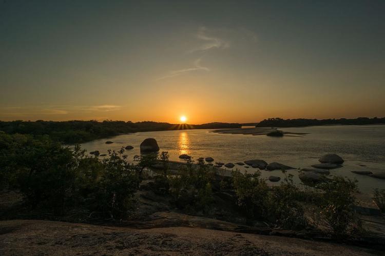 Sunset at Tuparro National Park, Colombia
