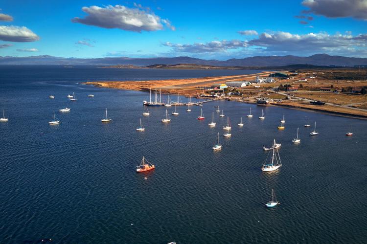 Ushuaia Bay, Tierra del Fuego, Argentina