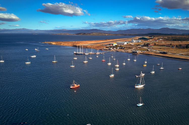 Ushuaia Bay, Beagle Channel, Tierra del Fuego, Argentina