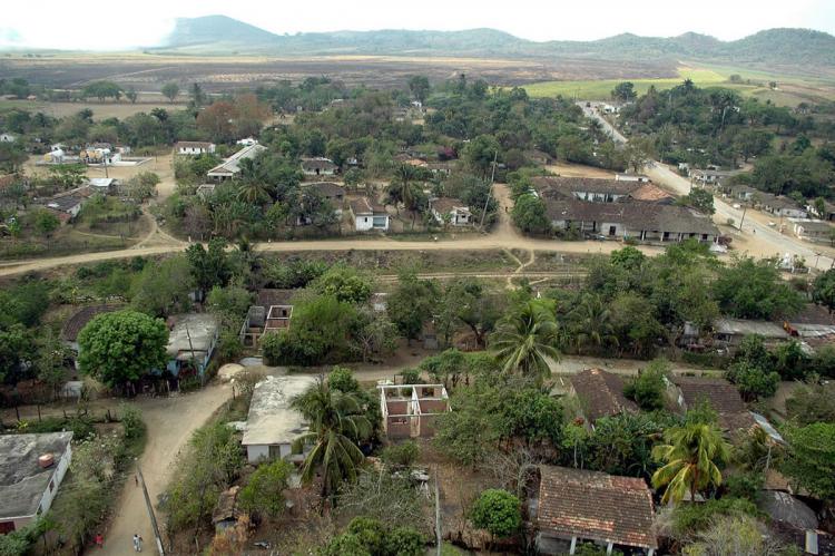 Cuba's Valle de los Ingenios from the tower of Manaca Iznaga estate