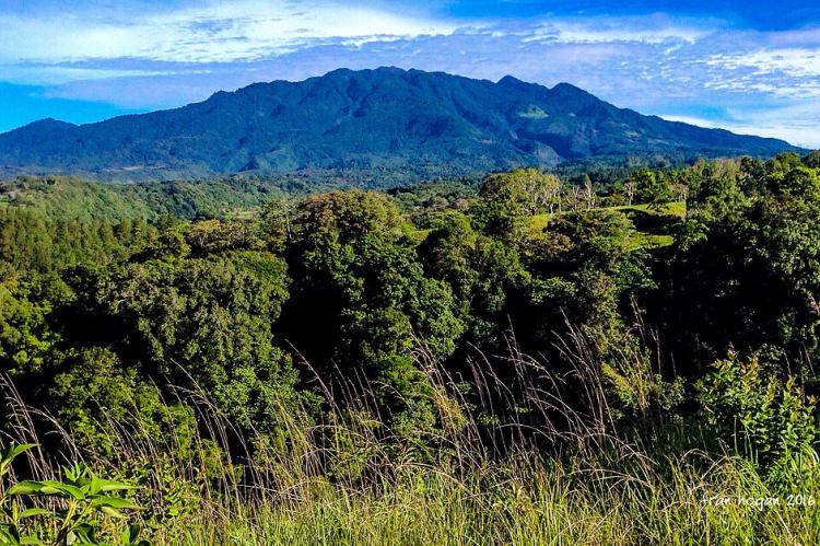 View of Baru, Panama's tallest mountain