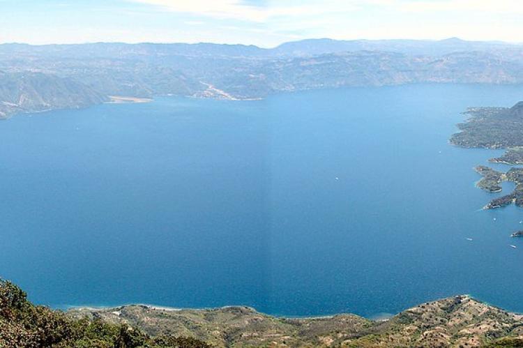 Lago Atitlan as seen from the top of Volcan San Pedro