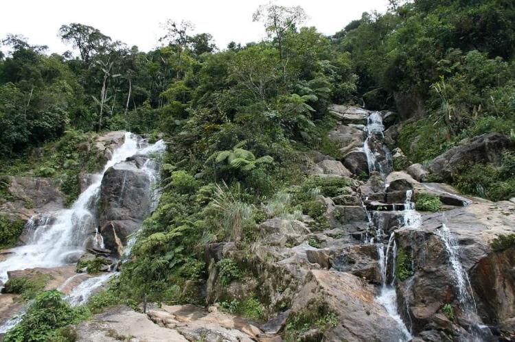 Waterfalls in Podocarpus National Park, Ecuador