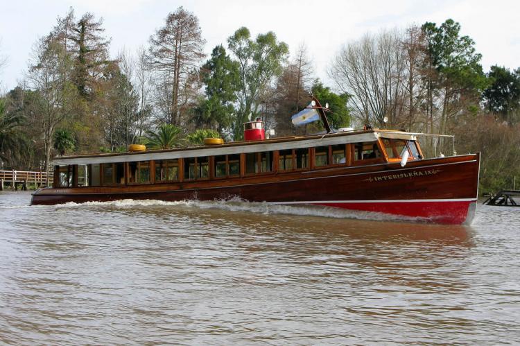 Water taxi and catamaran services take passengers to the numerous islands in the Paraná Delta, Argentina