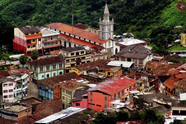 View of Zaruma, Ecuador