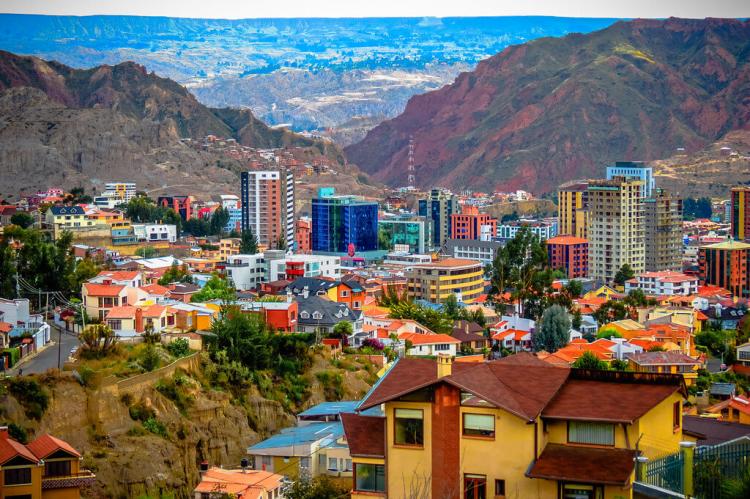Zona Sur area of La Paz, Bolivia