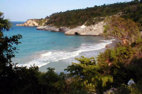 Beach near Jeremie, Haiti
