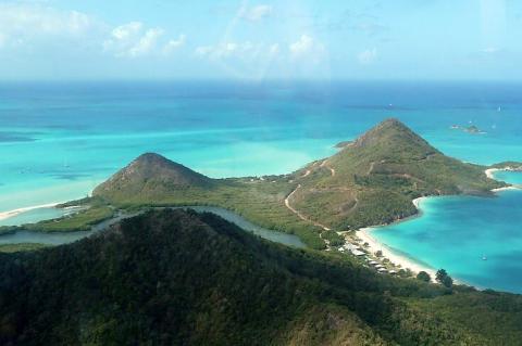 Antigua panorama, Leeward Islands