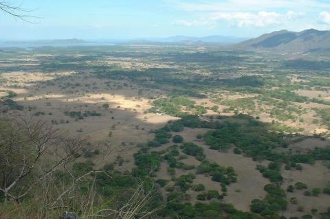 View of the Nicoya gulf from Barra Honda National Park, Costa Rica