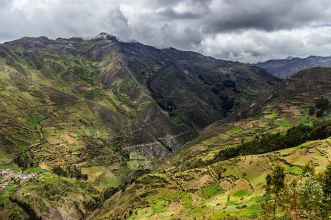 Chavín de Huántar panorama