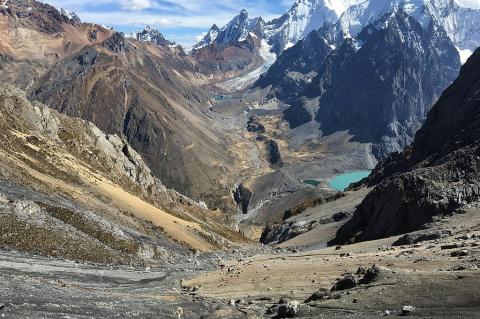 Cordillera Huayhuash panorama, Peru