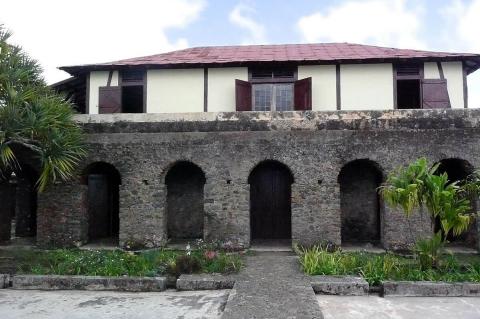 Historic Cuban coffee plantation manor house Cafetal Isabelica