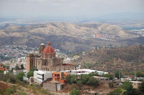 Aerial view of Guanajuato, Mexico