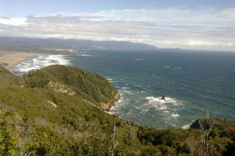 Western coast of Isla Grande de Chiloé, looking toward Chiloé National Park, Chile