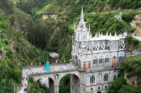Santuario de las lajas, Ipiales, Colombia