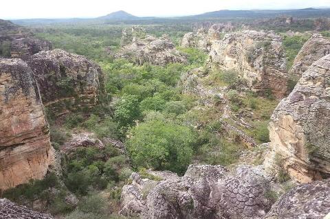Panorama Sete Cidades National Park panorama, Brazil