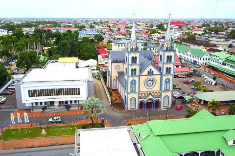 Paramaribo District 20 panorama, Suriname