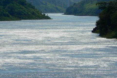 Paraná River, between Brazil and Paraguay 