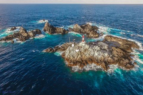 Brazilian Navy scientific station and lighthouse of the Saint Peter and Saint Paul Archipelago