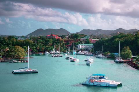 Saint Lucia port