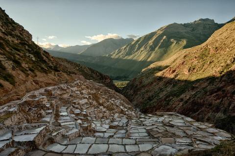 Salt pans of Maras, Peru