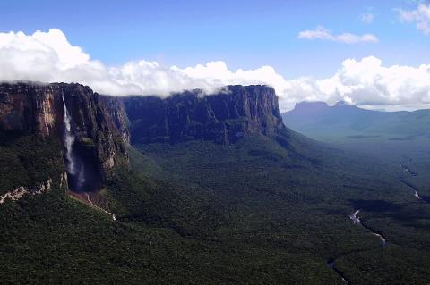 Devil's Canyon in the Canaima National Park, Venezuela