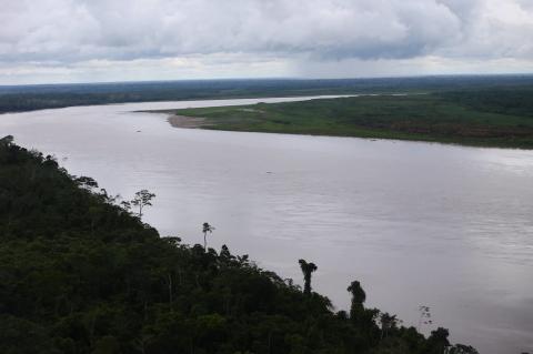 River panorama, Serra del Divisor National Park, Peru