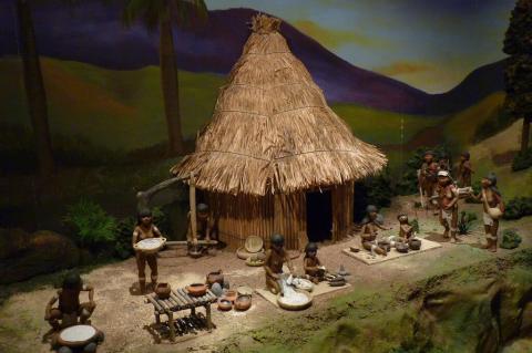 Taino diorama, Museum of the Americas, San Juan, Puerto Rico