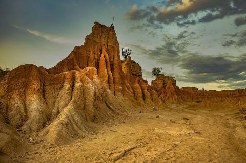 Tatacoa Desert formations, Colombia