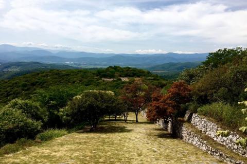 Xochicalco landscape, Mesoamerica