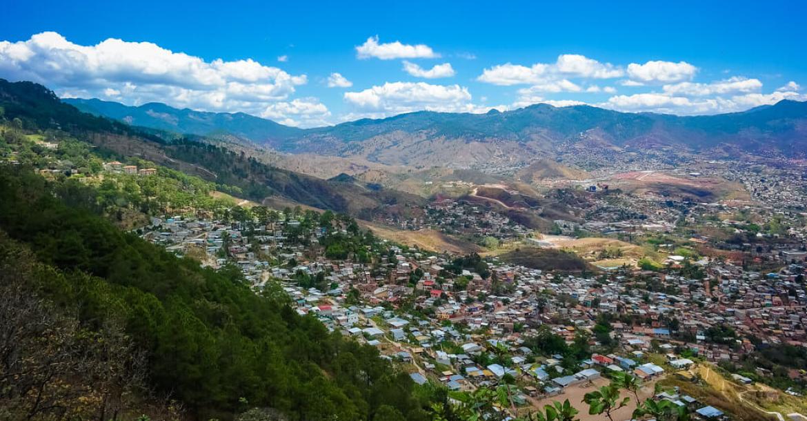 Panorama of Tegucigalpa, Honduras