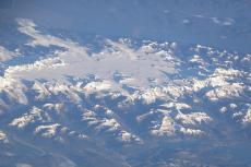 Aerial view of Northern Patagonia Ice Field, Chile