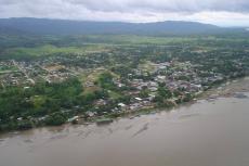 Atalaya, Peru, located where the Tambo and Urubamba Rivers converge to form the Ucayali River.