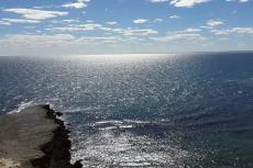 View of the horizon from Península Valdés, Argentina