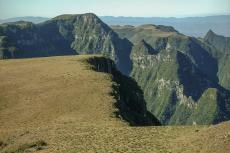 Along the edge of the Serra Geral in São Joaquim National Park, Brazil